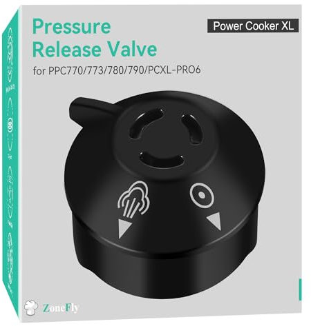 Válvula de liberación de presión compatible con olla a presión Power Cooke XL incluyendo PPC770, PPC773, PPC780, PPC790, PCXL-PRO6