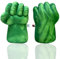 Lustig Boxhandschuhe,Cosplay Handschuhe mit Eingebautem Griff Plüsch Spielzeug für Jungen Mädchen,Cosplay Kostüm Handschuhe 28cm für Halloween Karneval Theater Verkleidung - 1 Paar Grün