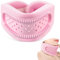 Yirochan Neck Brace for Neck Pain and Support - Silicone Foam Cervicorrect Neck Brace, Adjustable Neck Support Brace Breathable Cervical Collar for Sleeping Relieving Spinal Pain and Pressure (Pink)