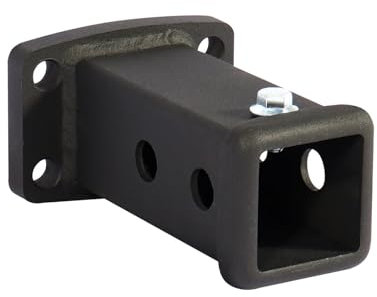 NiwNiw 2 Inch Bolt On Receiver Tube,Trailer Hitch Receiver Adapter,Universal Tow Bar for Pickup Trucks Pintle Hook Hitch Mounts Racks Towing