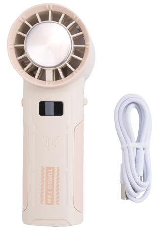 Jasaly Ventilador Portátil de Mano Refrigeración de Semiconductores para Exteriores Ventilador Enfriador de Aire Batería de 2000 MAh Ventilador Frío Recargable,B