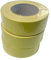 Handelskönig 3x Premium Steinband gelb 44 mm x 50 m Putzband Klebeband Fixierband Abklebeband Gewebeband mit extremer Klebkraft