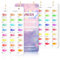 Nuancier à Colorier Avec Trou 20 Feuilles Nuancier Pour Les Coloriage Un Anneau Doré Nuancier De Couleurs Impression UnilatéRale 18x9 cm Nuancier Pour Feutre Crayons De Couleurs Marker Peinture Aquar