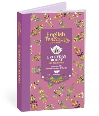 ETS - Tee Geschenk Tee-Poesie Everyday Boost | Geschenkset in Taschenbuch-Größe mit 2 Sorten | Mitbringsel & Dankeschön