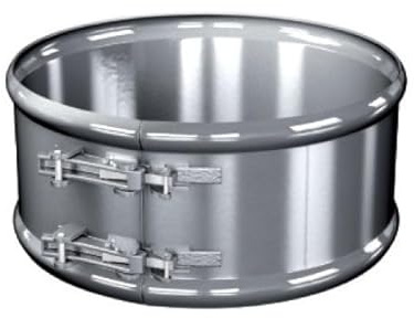 Klemmbänder breit schnellspann Premium Doppelwandig DW 150 mm (umlaufende 30 mm Isolierung - immer + 60 mm)