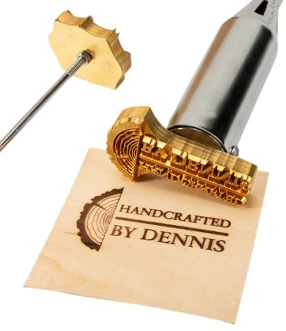 Individuelles Brandeisen für Holz – Elektrischer Holzstempel, personalisiertes Eisenwerkzeug-Set, Buchstaben-Brennstempel für Holzbearbeitung, jedes Logo kann graviert werden