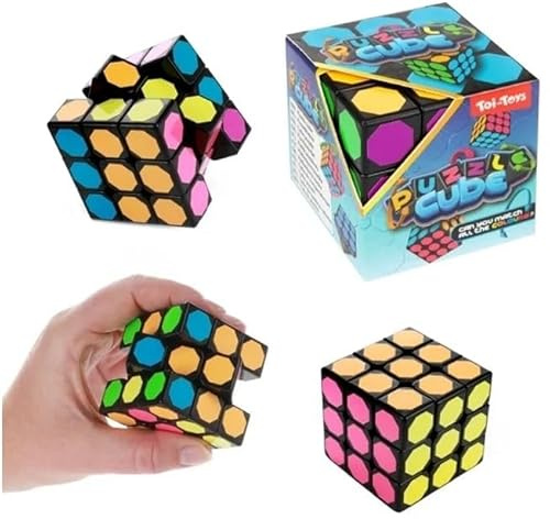 Magischer Würfel, Magic Puzzle, 3D-Puzzle, pädagogisches Spiel für geistige Entwicklung, Herausforderungs- und Unterhaltungsspielzeug für Kinder (Puzzle Cube)