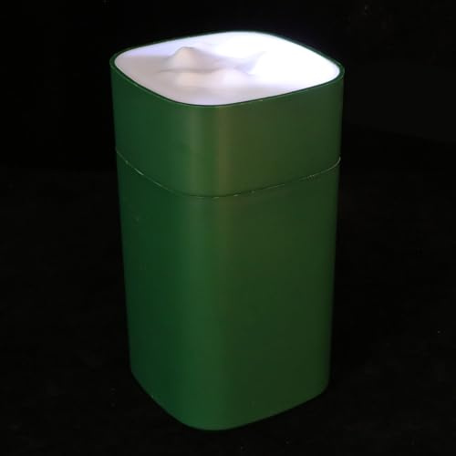 ULTECHNOVO Mini Car Aroma Diffuser and Air Humidifier with Night Light, Usb-powered Green Ultrasonic Mist Humidifier for Office, Bedroom, and Travel Use