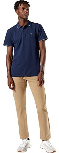 Dockers Herren Smart 360 Flex Alpha Slim Hose, New British Khaki, 36W / 32L