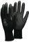 ECD Germany 24 Paar Arbeitshandschuhe mit PU-Beschichtung, Größe 10-XL, Schwarz, atmungsaktiv, rutschfest, robust, Mechanikerhandschuhe Montagehandschuhe Schutzhandschuhe Gartenhandschuhe Handschuhe