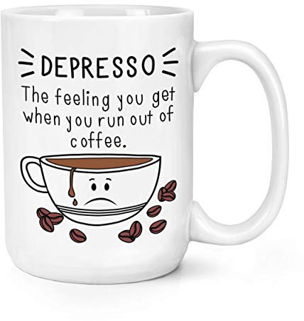 Depresso 15oz Groß Becher Tasse