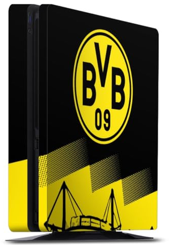 DeinDesign Skin kompatibel mit Sony PlayStation 4 Slim Folie Sticker BVB Borussia Dortmund Stadion