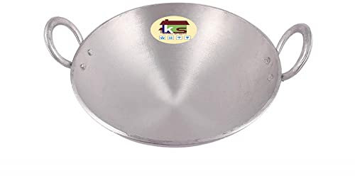 KITCHEN SHOPEE Kadai - Sartén de aluminio para cocina (23 cm)