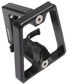 ACEOFFIX Faltbare Fahrradtaschen-Halterung für Brompton-Fahrrad, Vorderträger-Block, Legierung, CNC-hergestellt, Fahrradteile, 56 g, Fahrradzubehör, Taschenhalterung (schwarz