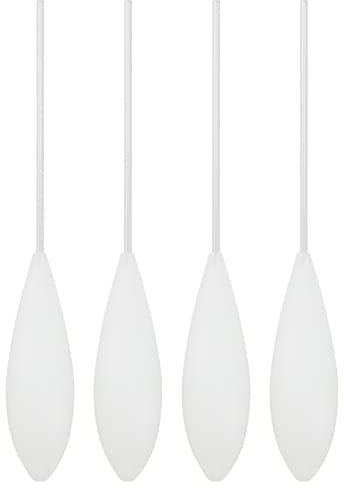 Alwonder 4 Stück Sbirolino-Posen 40g Schwimmend Schlepp-Pose für Forellenangeln mit Teig & Trout Spoon Bombarda Posen Aerodynamisches Design für hohe Wurfweiten