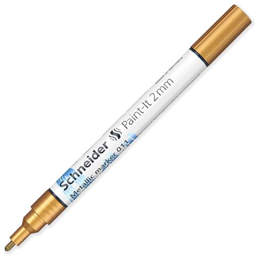 Metallic Marker Schneider Paint-It 011 2mm Gold Metallic