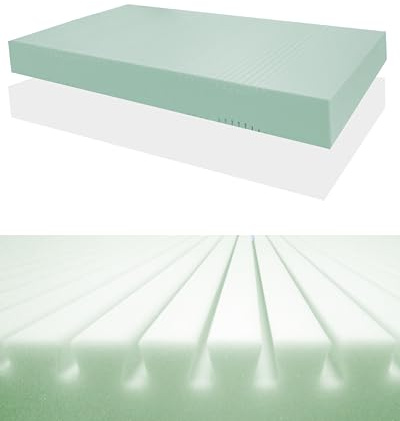 Doctorsleep Medidoc Orthopädische 7-Zonen Komfortschaummatratze, Härtegrad 2-3, RG 30 Mittelfest, ohne Bezug, Öko-Tex Zertifiziert, 90 x 210 cm, Höhe 16 cm, Made in Germany