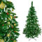 ZOLTA Weihnachtsbaum Künstlich mit Weihnachtsdeko 200 cm – Naturgetreu und Dicht Weihnachtsbaum – Tannenbaum Künstlich mit Schneebedeckte Nadeln - Stabiler Stand