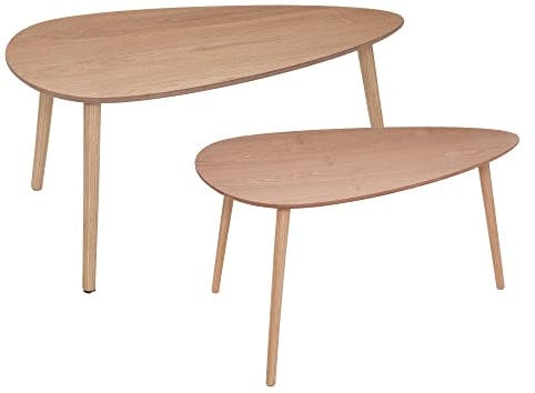 ATMOSPHERA CREATEUR D'INTERIEUR Mesa de Centro Mileo Natural x2