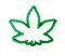 The Cookie Cutter Hub 9 cm Cannabisblatt-Ausstechform für Kekse, Kekse, Ton, Backdekoration