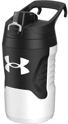 UA Playmaker - Jarra de 32 onzas, color blanco y negro OSFA