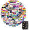 Fukamou Gay Pride Sticker, 100 Stück Wasserdicht Vinyl Stickers, Regenbogen Streifen Aufkleber Für Auto Motorräder Fahrrad Snowboard Gepäck Laptop.