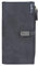 HNOOM Portefeuille Femme en Cuir PU Longue Porte Monnaie Femme Grande Capacite Porte Feuilles pour Femme avec 24 Emplacements Cartes et Zippé Pochette à Monnaie (Noir-L)