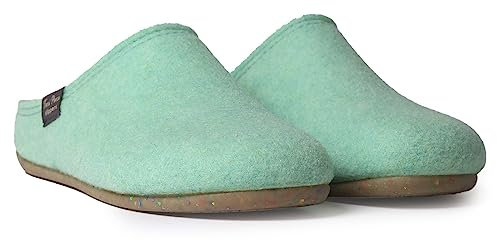 TONI PONS Chausson de maison pour femme en feutre recyclé - MONA-FR - Mint, 38 EU