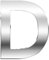 3D House Letter Sticker D - 7CM Silver Waterproof Self Adhesive Door Number Sticker for Mailbox House Hotel Number