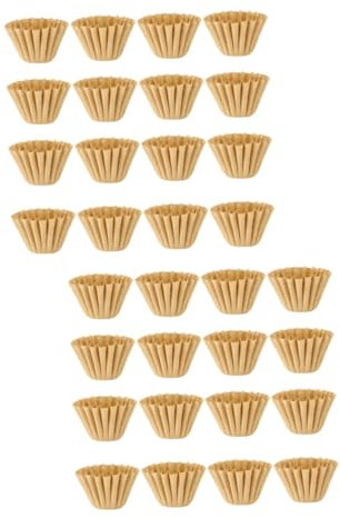 100 Stk Perkolator-Kaffeefilter Teesieb Handsieb Kaffeepapierfilter Austausch des Kaffeekorbs kaffeepadmaschine Filterpapier Kaffeefilter in Kuchenform klein Kaffeemaschine