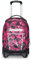 Invicta Trolley Scuola Plug Fantasy, Viola, Multi Uso, Zaino Doppio Scomparto Con Carrello Sganciabile, Tasca PC, Tasca Borraccia e Tasca Con Organizer, Trolley Medie Superiori Viaggio, Ragazza