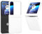 COQUE Funda Motorola RAZR 50 Ultra, Pantalla Plegable Ultra Delgada Phantom Shield Skin Feel Funda de teléfono móvil para Motorola RAZR 50 Ultra-Bianco