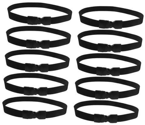 Cabilock 10pcs Recycling Bin Band Trash Can Fixing Ring Elastic Waste Bag Holder for Kitchen