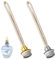 2 Mèches de Lampe à Huile - Rechange pour Aromathérapie 18mm, Brûleur Catalytique Durable et Sûr - Remplacement pour Huile de Parfum - Diffuseur Maison Bureau (Doré+Argent)