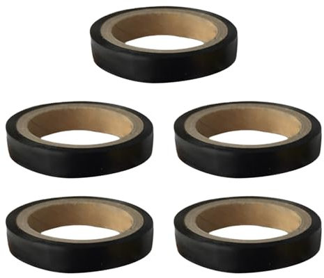 kwoifioy 5 Rollen Schläger Abschlussband Tennisschläger Griffband Overgrip Compound Dichtungsband Klebrige Dichtung Für Tennis Badminton