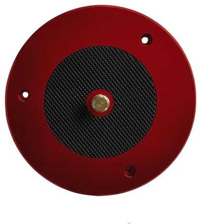 Red Flat Plate 100mm, for use with Professional Large Video Tripod KENVT106