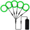 Joycabin EL Draht 5 x 1M Neon Beleuchtung Draht Lichtschlauch, Portable Neon leuchtende Wearable LED Lights für Partys, Karneval, Halloween, DIY Kostüm Dekoration (Grün)