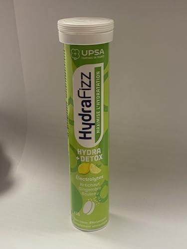 Hydrafizz Hydrating Effervescent Tablets + Detox, Lemon Flavour