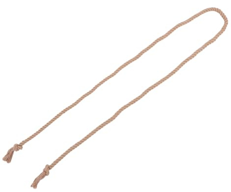 Healvian Ceinture Gothique Réglable et Pratique en Coton et Lin Marron, Accessoires de Costume pour Clerc pour Cosplay, Tenue de Scène et Usage Quotidien