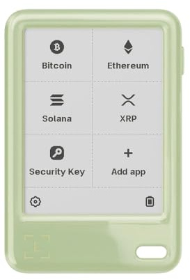 Ledger Nano Gen5 – Krypto-Wallet – Digitale Assets sicher kaufen und traden | Matchagrün, Benutzerfreundlicher, anpassbarer 2,8-Touchscreen-Signer mit privatem Backup und Betrugsschutz