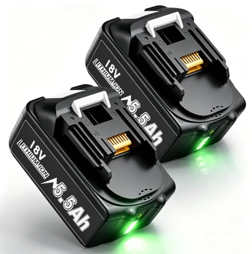 2X 5.5Ah Li-ion Replacement Battery for Makita 18V Cordless Tools