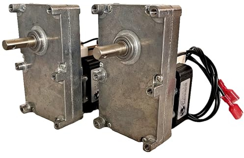Pellethead 2 Pack for Englander 1RPM Pellet Stove Top and Bottom Auger Motor PU-047040 PH-CCW1
