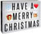A4 Cinematic Lightbox | Includes 205 Letters & Emoji | Illuminated Light Up Box Sign | Battery or USB Powered | Party Decoration | Message Box | Pukkr