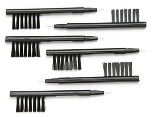 CareforYou® 6Pcs Hearing Aid Cleaning Brushes Tool Kit with Wax Loop & Battery Magnet