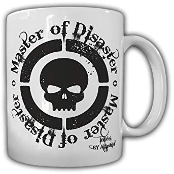 Tasse Master of Disaster Fun Bundeswehr Heer Bw Katastrophenhilfe #30798
