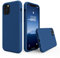 SURPHY Cover Compatibile con iPhone 11 PRO, Custodia per iPhone 11 PRO Silicone Liquido Cover Antiurto con Fodera in Microfibra, Full Body Protettiva Case per iPhone 11 PRO 5.8, Blu Orizzonte