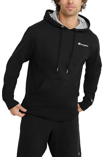 Champion Legacy Champion Basics - Powerblend Fleece Felpa con Cappuccio Uomo (Pacco da 1)
