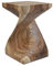 Thaiboo Beistelltisch Blumenständer Säule Hocker Nachttisch Blumensäule Dekoelement Akazienholz gewachst aussergewöhliches Design (13404 - Höhe 50cm)