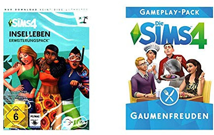 Die Sims 4 - Inselleben - [PC - Code in der Box] & The Sims 4 - Gaumenfreuden DLC [PC Code - Origin]