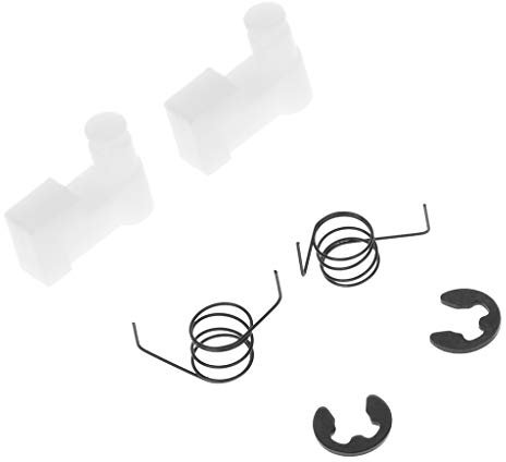 WOWOWO 6 pièces/Ensemble Volant de démarrage cliquet Ressort Clip de recul pour tronçonneuse 4500/5200/5800